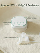 Momcozy BreezyClear Pro™ Nasal Aspirator for Baby, Hospital-Grade 75 kPa Nose Sucker with 9 Adjustable Suction Levels, Electric Nose Cleaner for Toddler, Light & Music Soothing by TinyTreasures Baby Boutique