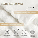 Latepis White Faux Fur Throw Blanket Cozy Bubble Blankets Soft Fuzzy Thick Living Room Blanket for Couch Sofa Bedroom Plush Warm Fluffy Blanket for All Seasons Luxury Throw 50x60 Inch, 860gsm by CozyNest Decor