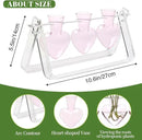 Plant Terrarium Propagation Stations with Acrylic Stand Birthday Gifts for Women Plant Stand Indoor Office Home Decor by GreenHaven Gardens