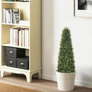 4ft Artificial Boxwood Topiary Trees (Set of 2) - UV Resistant Faux Plants Outdoor, Realistic 48in Fake Potted Bushes and Shrubs for Front Porch, Planter, Patio - Low Maintenance & Evergreen by GreenHaven Gardens