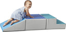 Factory Direct Partners 11618-CTNV SoftScape Toddler Playtime Climber, Indoor Active Play Structure (3-Piece Set) - Contemporary/Navy by TinyTreasures Baby Boutique