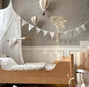 Decorative Hot Air Balloon Baby Shower Centerpieces - Nursery and Toddler Room Bedroom Decor - Home Decorations - Gold/Beige by CozyNest Decor