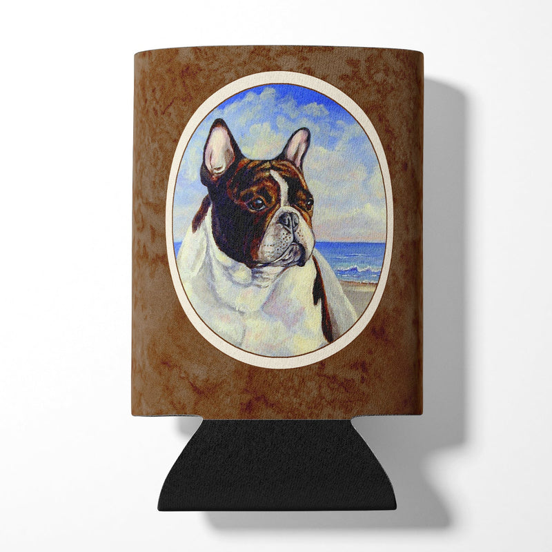 French Bulldog at the beach Can or Bottle Hugger 7171CC