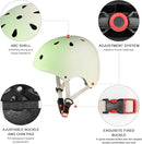 Kids Bike Helmet,Toddler Skateboard Helmets for Ages 2-3-5-8-14 Years Boys Girls，Adjustable Multi-Sport Bicycle Skateboarding Football Roller Skating Scooter Rollerblade Balance Bike Helmet by TinyTreasures Baby Boutique