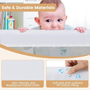 HONEY JOY 2 Pack Bed Rails for Toddlers, 60-Inch Extra Long, Foldable Portable Swing Down Safety Bed Guard Rail, Toddler Bed Rails for Crib, King Queen Full Twin Size Bed Mattress (White) by TinyTreasures Baby Boutique