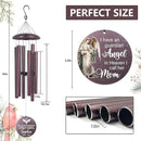 ASTARIN 36" Large Deep Tone Personalized Sympathy Wind Chimes, Memorial Wind Chime for Loss of Mother Father Loved One, Angel Bereavement Gifts Decor Outdoor Patio Garden Graveyard by CozyNest Decor