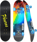 Easy_Way Complete Skateboards- Standard Skateboards for Beginners Kids Boys Girls Teenager- 31''x 8''Canadian Maple Cruiser Pro Skate Board, Skateboards by TinyTreasures Baby Boutique