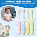 8 Pack Kids Toothbrushes Extra Soft Toddler Toothbrush 2-8 Years Children Manual Toothbrushes for Clean Teeth Cute Kid Toothbrushes Make Your Toddler Love Brushing Teeth by TinyTreasures Baby Boutique