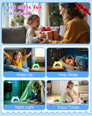 Kids Alarm Clock, OK to Wake Clock for Kids, Cat Clock with 11 Colors Night Light, 10 Soothing Sounds, Child Lock, Dual Alarms, Sleep Training, Birthday Gift for Boy Girls Children by TinyTreasures Baby Boutique