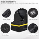 Car Seat Travel Bag - Padded, Comfortable, Durable, Roomy Gate Check Carseat Cover Backpack Fits 3-in-1，Convertible, Booster & Infant Car Seats for Airplane, Airport, Yellow by TinyTreasures Baby Boutique
