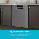 Kenmore 24" Built-in Stainless Steel Tub Dishwasher EasyFlex 3rd, SmartWash, UltraWash Plus, TurboDry, and MoreSpace Adjustable Rack, Energy Star Certified, White by TinyTreasures Baby Boutique