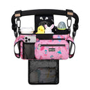 TOPDesign Universal Baby Stroller Organizer, Stroller Caddy with Detachable Mesh Bag & Heightened Insulated Cup Holders & Non-Slip Secure Hooks Accessories, Fits Most Strollers (Unicorns & Girls) by TinyTreasures Baby Boutique