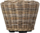 Rattan Kobo Indoor Outdoor Planter Basket with Plastic Pot X Large 12 Gallon Soil Capacity by CozyNest Decor