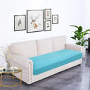 hyha Waterproof Couch Cushion Covers, Stretch Sofa Couch Seat Slipcover for Dog Washable, Non-Slip Waterproof Outdoor Cushion Covers for Patio Furniture Replacement (1 Piece for Large, Peacock Blue) by CozyNest Decor