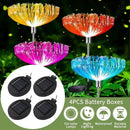Solar Lantern Top LED Panel Lantern Lid Lights Replacement Part for Outdoor Flower DIY Solar Flower Lights Garden Patio Decor (4PCS) by CozyNest Decor