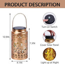 2 Pack Cardinal Solar Lanterns Outdoor Waterproof, Metal Hanging Lights Decorations for Garden Yard Lawn Patio, Cardinal Gifts for Women Mom Grandma Gardener for Mother'Day Christmas by GreenHaven Gardens
