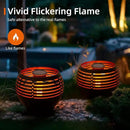 Outdoor Waterproof Lantern, High-Quality Flame Solar-Powered LED Light, Perfect for Gardens, Patios, Deck, Desktops, Pathways, Landscapes, and Lawns Decorations. (L1048) by GreenHaven Gardens