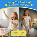 Karaoke Machine for Kids, Toys for 3-12 Years Old Girls Gifts, Kids Karaoke Microphone Machine Toy, Best Fun Christmas Birthday Gifts for 5 6 7 8 9 10 11 Years Teens Girl Boys Pink 2 Mic by TinyTreasures Baby Boutique