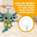 Lamaze Clip On Car Seat and Stroller Toy - Alise The Axolotl - Crinkle Car Seat Toys and Stroller Toys - Sensory Toys for Babies - Travel Toys for Car - Infant Toys Ages 0 Months and Up by TinyTreasures Baby Boutique