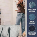 CleverMade Under Bed Storage Bag - Collapsible Storage for Shoes and Clothes Easy Use - Heavy Duty Utility Bag Home by CozyNest Decor