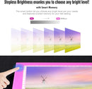 LitEnergy Portable A4 LED Copy Board Light Tracing Box, Pink Ultra-Thin Adjustable USB Power Artcraft LED Trace Light Pad for Tattoo Drawing, Streaming, Sketching, Animation, Stenciling by TinyTreasures Baby Boutique