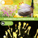 Solar Lights Outdoor Waterproof Upgraded Outdoor Solar Lights for Yard Patio Garden Decor, Solar Lights for Outside Gardening Supplies, Water Droplets Garden Lights Solar Powered Outdoor (4 Pack) by GreenHaven Gardens