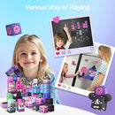 GobiDex 100PCS Magnetic Blocks for Girls, Build MagWonder with Magnet Building Toys Set, Princess Sensory Gift for Boys Girls Birthday (1 inch) by TinyTreasures Baby Boutique