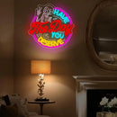 Have The Day You Deserve Neon Sign,Funny Skull Neon Signs For Wall Decor,USB Dimmable LED Neon Light signs for Bedroom,Party, Bar, club,Living Room Halloween Decoration Gifts by CozyNest Decor