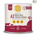 Serenity Kids Organic Toddler Formula Powder - Grass Fed A2 Whole Milk Powder - Prebiotics & DHA for Growth - Clean Label Project Purity Award Certified - 21 Oz, 6 Pack by TinyTreasures Baby Boutique