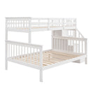 Stairway Bunk Bed With Storage And Guard Rail For Bedroom by Unique Piece Furniture