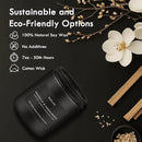 Magnolia & Sandalwood Candle | Masculine Candle - Candles for Men, Soy Candles for Home Scented, Manly Scented Decor for Home - Gifts for Men, 7oz Black Jar, Long Lasting by CozyNest Decor
