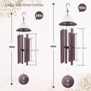 ASTARIN 36" Large Deep Tone Personalized Sympathy Wind Chimes, Memorial Wind Chime for Loss of Mother Father Loved One, Tree of Life Bereavement Gifts Decor Outdoor Patio Garden(Produced in USA) by CozyNest Decor