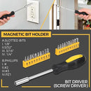 WGGE 39-Piece Home Tool Set/Hand Tool Set – Durable Household Hand Tool Kit with Hammer, Screwdrivers, Pliers, Wrench, Hex Keys & More – Compact Storage Case for Home Repairs, DIY & Maintenance by GreenHaven Gardens