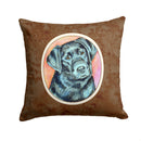 Black Labrador Throw Pillow - 14x14 Decorative Pillow – Art for Your Home & Patio 7177PW1414