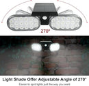 Luwint 2 Packs Outdoor Solar Lights Landscape Wall Spotlights Adjustable Angle Auto Motion Lights Waterproof with Motion Sensor Security Wall Lights for Garden Yard Driveway Porch by GreenHaven Gardens