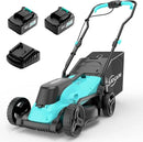 (2025 Model) YARDCARE 36V Brushless Cordless Lawn Mower with 2X4.0Ah Batteries, LED Display Screen, Electric Lawnmower with 5-Position Height Adjustment, 8 Gallon Grass Bag, Charger by GreenHaven Gardens
