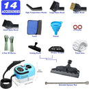 2500W Handheld Steam Cleaner,Portable Car Steamer For Auto Detailing,High-Temperature and Pressure Steam Cleaner For Home, Steam Cleaning Machine for Furniture,Kitchen,Grout,Floor,Tile (Blue) by TinyTreasures Baby Boutique