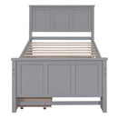 Platform Bed With Trundle And Drawers