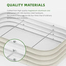 DaisyVibe Raised Garden Bed Kit, Planter Raised Garden Boxes Outdoor, Oval Large Metal Raised Garden Beds for Vegetables Flowers (White, 5ftx2ftx1ft) by GreenHaven Gardens