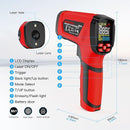 '-40℉~2912℉ MESTEK Infrared Thermometer Temperature Gun,50:1 Dual Laser High Temp Thermometer with Thermocouple Probe, Non-Contact Industrial Pyrometer for Engine, Kiln, Forging,Humidity Measurement by TinyTreasures Baby Boutique