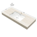 48" Roma Travertine Sintered Stone Countertop
