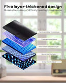 Frosted Glass Window Privacy Film Decorative, Bathroom Privacy Film for Glass Windows Cover, Static Cling, Removable, Reusable, Anti-UV, Anti-Glare, Heat Blocking,（Pure,17.5X196.9Inch） by CozyNest Decor