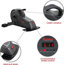 Sunny Health & Fitness Dual Function Under Desk Pedal Exerciser, Portable Indoor Cardio Mini Bike at Home, Arm/Leg Cycle for Seniors, Optional Magnetic, Motorized & Free SunnyFit App Bluetooth Connect by CozyNest Decor