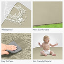 Baby Play Mat, 43x43 Inch Thicken Portable Self-Inflating Playmat for Kids Teepee Tent, Cushion Baby Mat for Floor, Tummy Time Mat with Travel Bag by TinyTreasures Baby Boutique