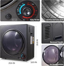 CTT 3.5 cu.ft Portable Dryer for Apartments,1500W Compact Dryer with 4 Drying Modes,120V Electric Dryers for Laundry, Apartments, RVs, Dorms, Black by CozyNest Decor