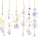 ilclviz Suncatcher Crystal Hanging Sun Catcher Prism with Chain Pendant Ornament Crystal Balls for Window by GreenHaven Gardens