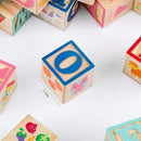 Joqutoys ABC Wooden Building Blocks for Toddlers 1-3 Large, 26 PCS Alphabet & Number Stacking Blocks, Educational Learning Toys for Boys Girls Kids Gifts 1.65'' by TinyTreasures Baby Boutique