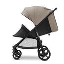 Mompush Nova Baby Stroller for Toddler, Infant & Newborn | Spacious Seat & Lie-Flat Mode | Compact One-Hand Fold, UPF 50+ Canopy & All-Wheel Suspension | Includes Rain Cover & Cup Holder, Khaki by TinyTreasures Baby Boutique