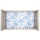 Lambs & Ivy Bubbles & Squirt 3-Piece Whale/Ocean Aquatic Baby Crib Bedding Set by TinyTreasures Baby Boutique