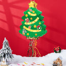 Wernsai Christmas Piata Large Pull String with Blindfold Bat - Cute Tree Design for Christmas Party Games - Green, 16.5' x 12.4' by TinyTreasures Baby Boutique